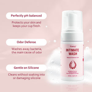 Espuma de Lavado Íntimo Natural Reutilizable de 100 ml para <span class=keywords><strong>Copa</strong></span> <span class=keywords><strong>Menstrual</strong></span> y Disco - Product Image 1