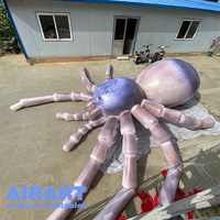 Ballon araignée gonflable géant pas cher, jouet araignée en peluche gonflable pour la décoration de structure