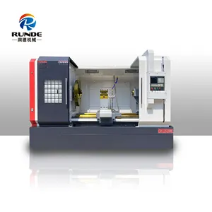 Giá rẻ CNC torna Lathe giá mới Trung Quốc cho kim loại CNC biến máy ngang phẳng giường CNC máy tiện