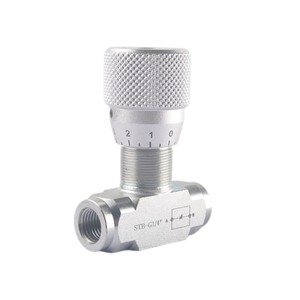 Vanne <span class=keywords><strong>de</strong></span> régulation <span class=keywords><strong>hydraulique</strong></span> bidirectionnelle STB en acier au carbone avec clapet anti-retour G1/4 G3/8 G3/4 G1/2 G1 - Product Image 4