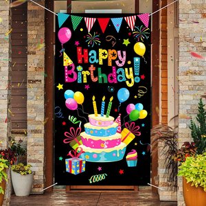Striscioni in PVC Impermeabili Tongjie con <span class=keywords><strong>Stampa</strong></span> a Getto d'Inchiostro 'Buon Compleanno', 'Benvenuti a Casa' e Festività, da Appendere <span class=keywords><strong>su</strong></span> Ringhiere e Pareti del Cortile - Product Image 6
