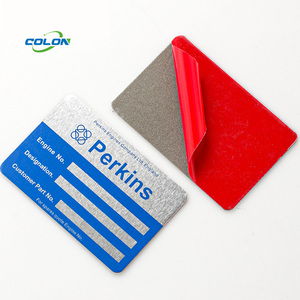 Etiqueta <span class=keywords><strong>de</strong></span> Número <span class=keywords><strong>de</strong></span> Serie <span class=keywords><strong>de</strong></span> Metal, Código <span class=keywords><strong>QR</strong></span> <span class=keywords><strong>de</strong></span> Activos, Placa <span class=keywords><strong>de</strong></span> Acero Inoxidable con Nombre <span class=keywords><strong>de</strong></span> Marca en Relieve, Placa Grabada <span class=keywords><strong>de</strong></span> 1 mm <span class=keywords><strong>de</strong></span> Grosor - Product Image 2