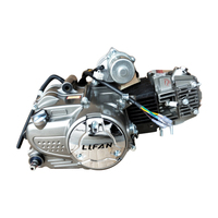 Moteurs diesel de moto à 4 vitesses avec allumage CDI, embrayage automatique et transmission Lifan 110 refroidi par air