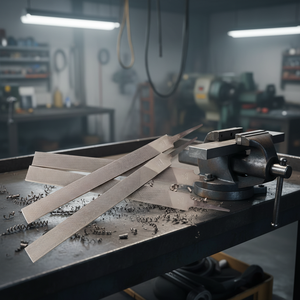 Jeu de 3 limes à main en acier au carbone T12 de qualité industrielle, plates, rondes et demi-rondes, pour le travail du <span class=keywords><strong>bois</strong></span> et du métal - Product Image 6