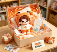 Peluche personnalisée, jouet en peluche doux, crabe orange, poupée de personnage pour cadeau promotionnel, peluche personnalisée