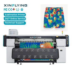 เครื่องพิมพ์แบบซับลิเมชั่น 1.3M/1.6M/1.8M/1.9M หัวพิมพ์ I3200 จำนวน 4 หัว ความละเอียดสูง 2400DPI สำหรับผ้าเสื้อกีฬาและชุดว่ายน้ำ - Product Image 1