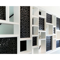 Écran décoratif en métal MDF au Laser, pour confidentialité, 1 pièce, Design moderne