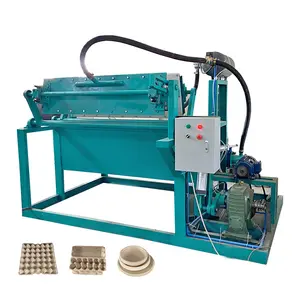 Manufacture factory recycled paper pulp egg tray making machine cup tray forming machine