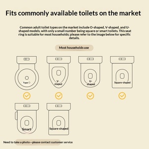 Siège <span class=keywords><strong>de</strong></span> <span class=keywords><strong>toilette</strong></span> d'apprentissage <span class=keywords><strong>pour</strong></span> bébé avec poignées, protection anti-éclaboussures, anneau d'apprentissage antidérapant <span class=keywords><strong>pour</strong></span> toilettes <span class=keywords><strong>pour</strong></span> garçons et filles - Product Image 4