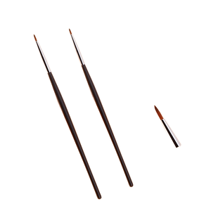 Pincel de Maquillaje de Precisión con Punta Fina para <span class=keywords><strong>Corrector</strong></span> y Delineador, Pelo Sintético, Mango de Madera, para Detalles y Rincón de Ojos, T22, Marca Privada - Product Image 1