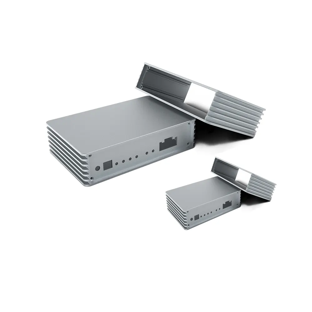 Gabinete personalizado para concha de console de videogame de peça de usinagem de precisão de alumínio PCB