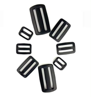 Nouvelle conception écologique noir réglable plastictri glide sangle échelle cliquet ceinture sangle sangle boucle de verrouillage