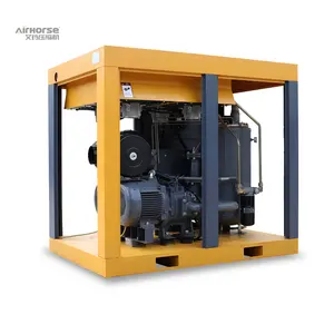 Compressor de ar forte de dois parafusos de compressão de 75kW 100HP em estoque de durabilidade de 2 estágios
