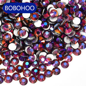 BOBOHOO <span class=keywords><strong>Verre</strong></span> Strass En Vrac Lumière Série Lâche Strass Nail Art Flatback Hari rose Strass pour Maille Corsage <span class=keywords><strong>Applique</strong></span> - Product Image 1