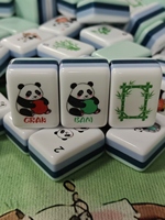 Ensemble de tuiles de mahjong américain en acrylique de luxe à 4 couches, 166 tuiles, design Joker personnalisé, tuiles à motifs personnalisés, OEM personnalisé