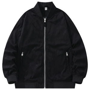 Giacca <span class=keywords><strong>Bomber</strong></span> da uomo all'ingrosso giacca da uomo in bianco abbigliamento tinta unita giacca da volo <span class=keywords><strong>Bomber</strong></span> - Product Image 2