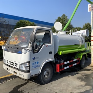 Camion de nettoyage des égouts haute pression ISUZU 4X2, camion d'aspiration des eaux usées, camion à pompe à vide diesel - Product Image 2