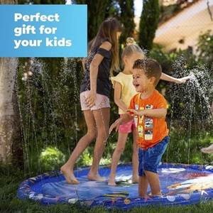 Tapis aquatique gonflable de haute qualité pour l'extérieur, jouets d'arrosage pour enfants et animaux domestiques, équipement de jeu aquatique - Product Image 6