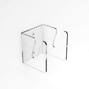 Tùy chỉnh bán buôn treo tường trong suốt perspex Rack hiển thị cho Skateboard phổ biến rõ ràng Acrylic Skateboard Hanger <span class=keywords><strong>Bracket</strong></span> - Product Image 4