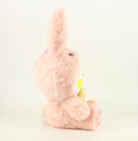 Peluche Lapin Écologique Rose à Longues Oreilles, Rembourrage 100% Polyester, 8 Pouces, Plusieurs Tailles, Promotionnel, Doux, Vente en Gros