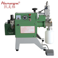 Machine à coller le cuir semi-automatique à base d'eau XD-309C, colle pneumatique pour les bords, pour la fabrication de chaussures, la papeterie, les ceintures, l'emballage