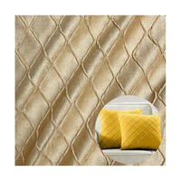 Tissu d'usine en Chine matière première textile daim polyester tissu daim froissé