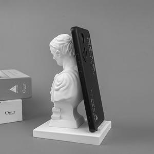 Figurines grecques personnalisées Statue de Jules César porte-stylo porte-crayon à sourcils décor de coiffeuse ou ornement de table de bureau - Product Image 3