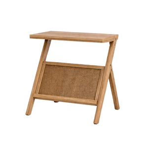 Bayshore Magz Rack, 500x370x560mm, support de rangement multifonctionnel marron, type sur pied, parfait pour les salons, durable - Product Image 1