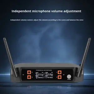 Watford One-to-Four Wireless ABS Handheld Home Karaoke <b>Microphone</b> Outdoor TV <b>Singing</b> KTV Conference Performance Model K4 - Product Image 4