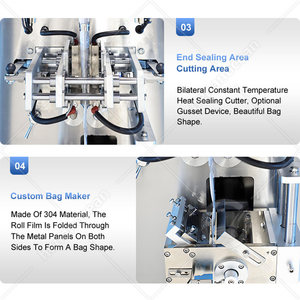 เครื่องแพ็คซอสพริกเนยถั่วแบบเร็วเครื่องแพ็คสำหรับบรรจุมะเขือเทศวางในซอง - Product Image 4