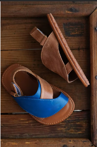 <b>Sandal</b> for Kids Boys and Girls Roman Style with Elastic Band <b>Buckle</b> Strap Closure Summer Footwear - Product Image 6