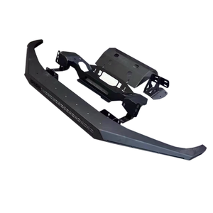 도요타 툰드라 2014-2021 핫 세일 4x4 픽업 자동차 액세서리 볼 바와 함께 앞 범퍼 블랙 스테인레스 스틸 앞 범퍼 - Product Image 3