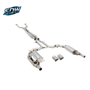 Sistema de Escape Catback de Acero Inoxidable Directo de Fábrica con Válvula de Silenciador para <span class=keywords><strong>Lexus</strong></span> RX270 RX300 RX330 RX350 RX400h <span class=keywords><strong>RX450h</strong></span> RX350L - Product Image 2