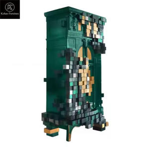 Gabinete de madera maciza tallado a mano de estilo italiano de lujo de fabricante chino de alta gama para Hotel Yacht Valia - Product Image 2