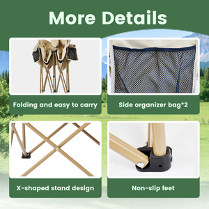 Vente en gros de chaises de plage personnalisées pour l'extérieur double chaise de <span class=keywords><strong>camping</strong></span> pliante pour deux personnes pour cuisine chambre atelier salle à manger salle de sport - Product Image 5