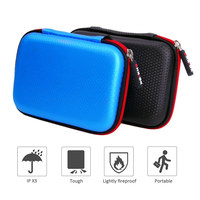 Câble de données personnalisé boîte de rangement d'accessoires portable sac de protection pour disque dur EVA sac de transport dur de voyage pour câbles SSD sac
