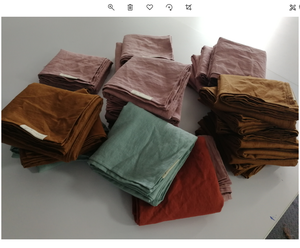 <strong>Linen</strong> Cotton Big Round Rectangle Shape <strong>Table</strong> <strong>Cloth</strong> for Wedding Rent Event Banquet - Product Image 2