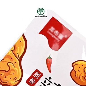 Bolsa de Vacío Reciclable PE+PET+OPP con Válvula y Cierre Superior para Envasado de Alimentos Lácteos, para Snacks de Pollo Picante y Carne Estofada - Product Image 1