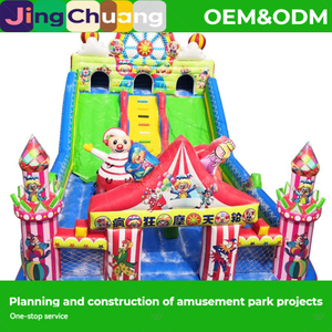 Équipement d'amusement pour aire de jeux : Trampoline, <span class=keywords><strong>Grand</strong></span> <span class=keywords><strong>toboggan</strong></span> gonflable pour château gonflable pour enfants, <span class=keywords><strong>Piscine</strong></span> gonflable pour enfants - Product Image 5