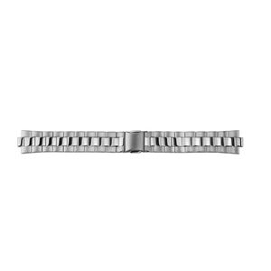 Maenwvo 20mm Luxury Stainless Steel Silver Elastic Vintage Watch Band with Butterfly Clasp 20cm - Product Image 1