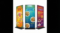 Écran publicitaire LCD vertical haut de gamme de 32, 43, 49, 55, 65, 75 pouces, kiosque d'affichage numérique avec caméra, panneau LCD, installation facile