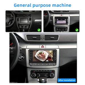 Carplay de 9 pulgadas para Volkswagen 2003-2015, máquina de pantalla ancha, reproductor TFT <span class=keywords><strong>MP5</strong></span>, navegación GPS inteligente Manual, unidad principal de Radio de coche - Product Image 2