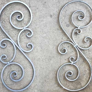 Rosette Schmiedeeisen Stahlrosette Zaunrosette Metall Weintraube - Foto 3