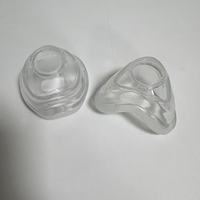 2 diffuseurs nasaux en silicone de taille moyenne pour appareil de pression positive continue (CPAP) avec service de découpe, 1 coussin nasal pour un meilleur sommeil, utilisation en soins de santé