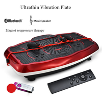 Großhandel Ultradünne Körperstraffungs-Vibrationsplatte Mini Gebogene Vibrationsplatte für Körpertraining und Gewichtsreduktion