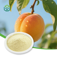 Gele Perzik Sap Poeder Voedingsmiddelkwaliteit Fruitextract Poeder 100% Oplosbaar Fles Trommel Plastic Verpakking CAN Fabrieksdirecte Levering