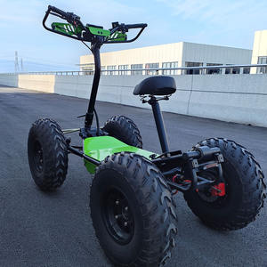 Scooter électrique tout-terrain 4x4 de 23 pouces avec suspension intégrale inclinable, chariot de chasse tout-terrain à 4 roues pour la neige - Product Image 3