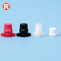 Capuchon en plastique de 15 mm de couleur personnalisée, résistant aux fuites, pour sachets souples de sauces et liquides cosmétiques