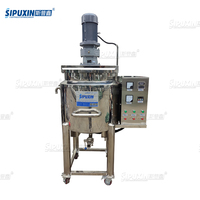 Réservoir de mélange mobile 200L Mélangeur en acier inoxydable Réservoir de mélange en gros de cheveux pour l'industrie de la santé