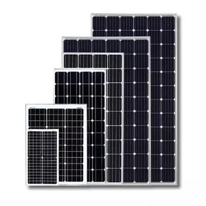 Panneau solaire monocristallin en silicium 12V 24V 10W-300W Haute efficacité 18-20% Garantie 25 ans - Product Image 1